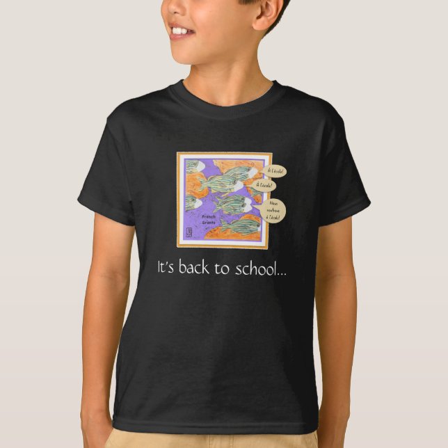 Está de volta à escola... T-Shirt de Jersey (Frente)