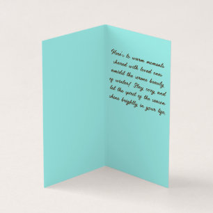 Esta é a estação para ser um cartão de Natal alegr