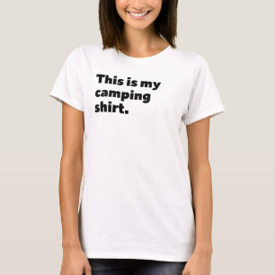 Esta é a minha camisa de acampamento