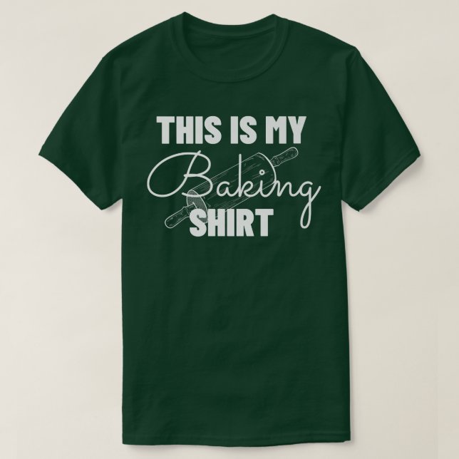 Esta É A Minha Camisa De Baking - Engraçada Presen (Frente do Design)