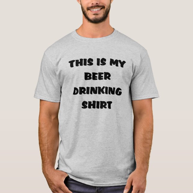 ESTA É A MINHA CAMISA DE BEBENDO DE CERVEJA (Frente)