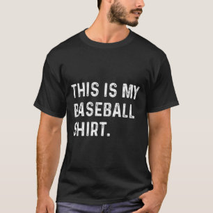 Esta É A Minha Camisa De Beisebol - O Prendedor Pr
