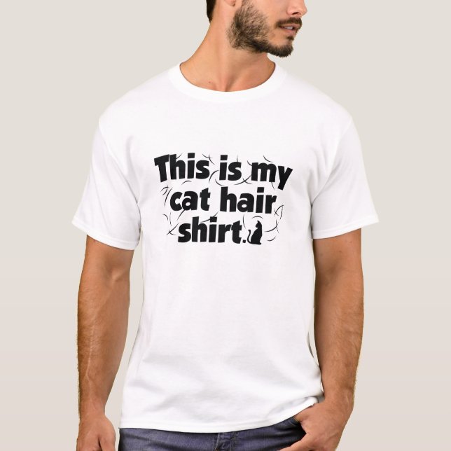 Esta É A Minha Camisa De Cabelo De Gato (Frente)