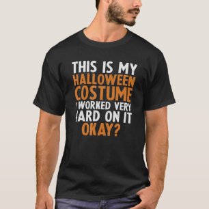Esta É A Minha Camisa De Costume De Halloween, Ret