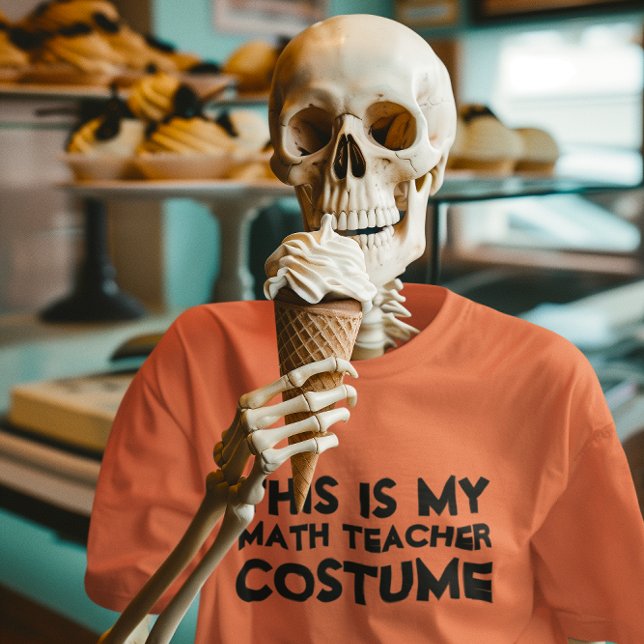 Esta É A Minha Camisa De Costume De Professora De  (This Is My Math Teacher Costume Shirt)