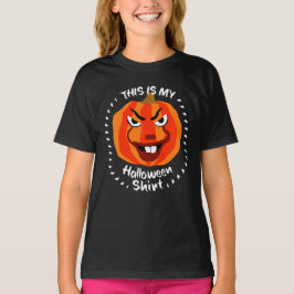 🎃 Esta É A Minha Camisa De Halloween - Engraçada