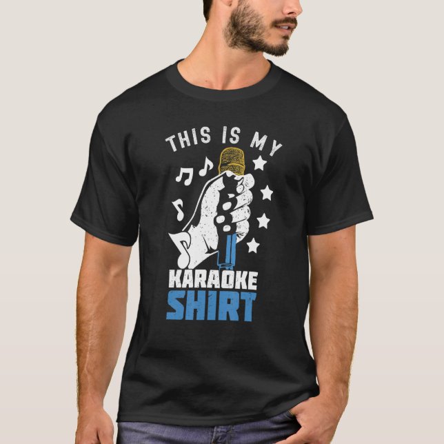 Esta É A Minha Camisa De Karaoke, Mulheres Engraça (Frente)