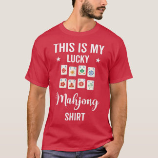 Esta É A Minha Camisa De Mahjong Sortuda