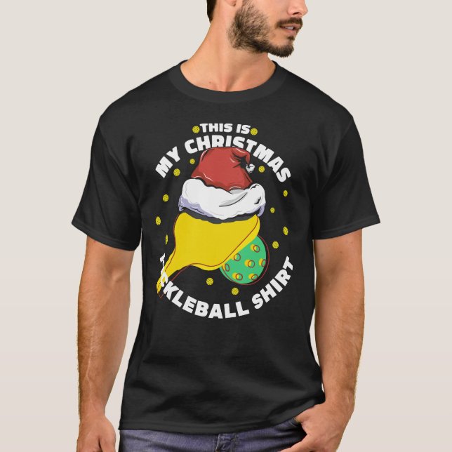 ESTA É A MINHA CAMISA DE PICKLEBALL DE NATAL (Frente)