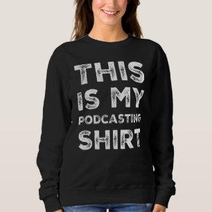 Esta É A Minha Camisa De Podcaster - Engraçada Don