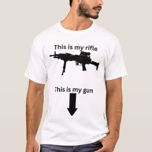 Esta é a minha camisa de rifle