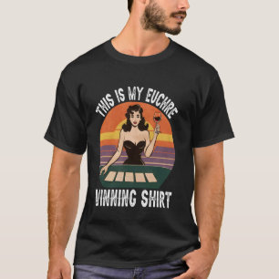 Esta É A Minha Camisa De Vencer De Euchre - Engraç