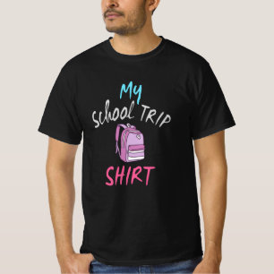 Esta é a minha camisa de viagem escolar oficial