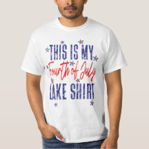 Esta é a minha camisa do lago de 4 de julho