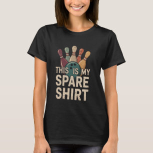 Esta É A Minha Camisa Esparsa Boliche Engraçada Hu