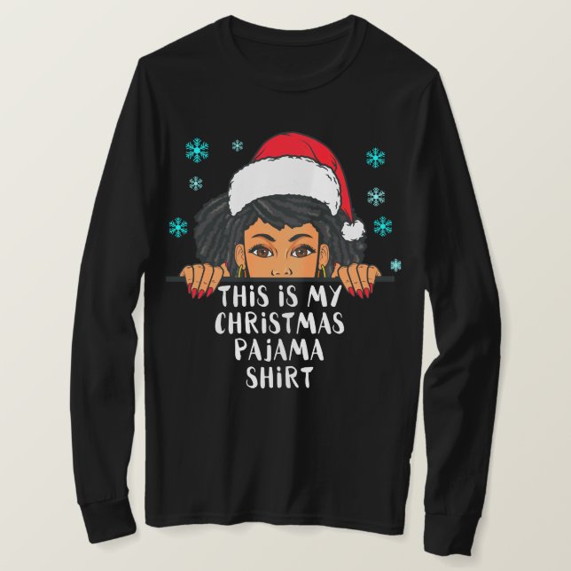 Esta é a minha camisa feia do pijama de natal (Frente do Design)