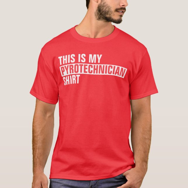 Esta é a minha camisa PYROTECNICIANA (Frente)