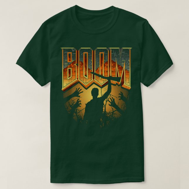 Esta é a minha camiseta Boomstick (Frente do Design)