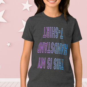 "Esta é a minha camiseta de camiseta"