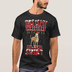 Esta É A Minha Camiseta De Natal Pajama Greyhound.