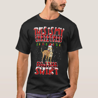 Esta É A Minha Camiseta De Natal Pajama Greyhound.