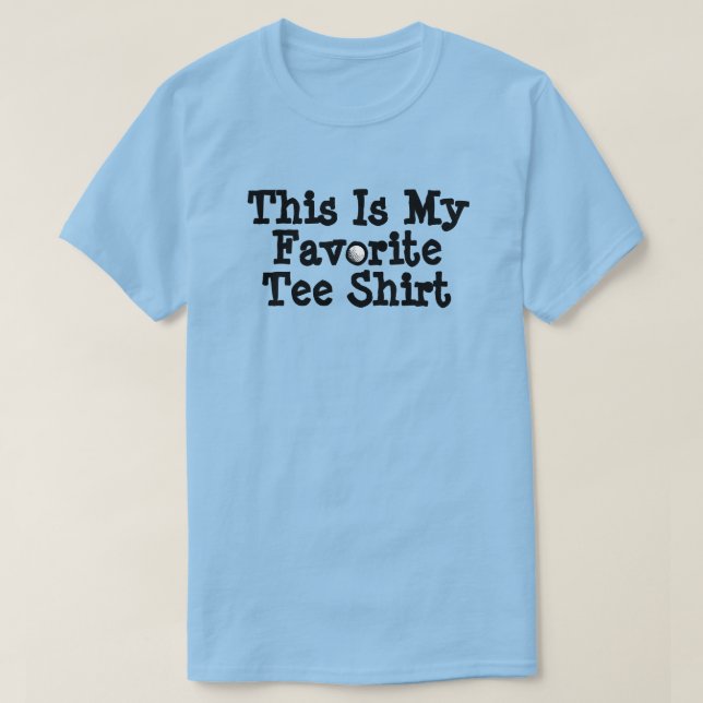 Esta É A Minha Camiseta Favorita (Golf) (Frente do Design)
