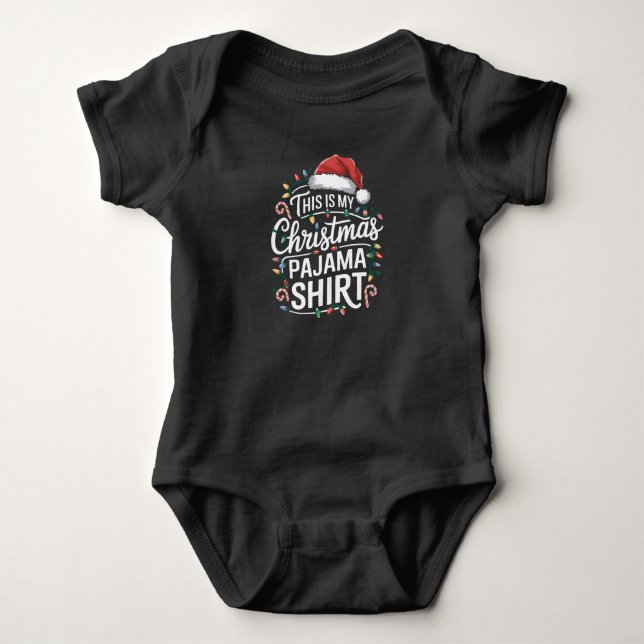 Esta É A Minha Família De Camisas Pajama De Natal  (Frente)