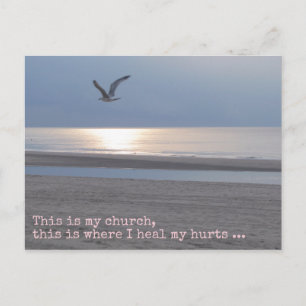 Esta é a minha igreja   Cartão postal de citação i