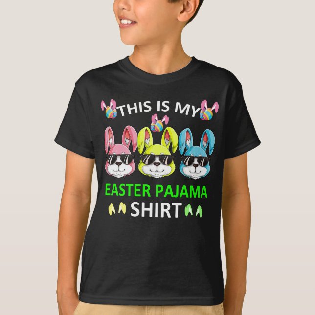 Esta É A Minha Páscoa Pajama Camisa Coelhinho De P (Frente)