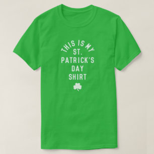 ESTA É A MINHA RUA. CAMISA DO DIA DE PATRICK