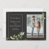 Esta é a placa de Cartões de natal de fotografia d