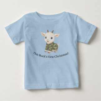 Esta é a Primeira Natal do Buck Camiseta para Cria