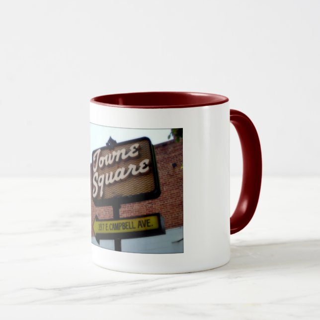 Esta é Campbell CA, Caneca de Sinalização da Towne (Frente Esquerda)