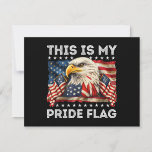 Esta é Minha Bandeira do Orgulho EUA Americana 4 d