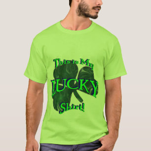 Esta é minha camisa AFORTUNADA! Design 2