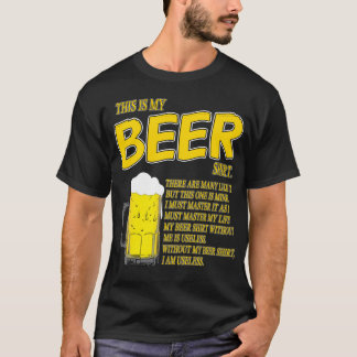 Esta é minha camisa da cerveja