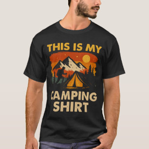 Esta É Minha Camisa de Acampamento Acampamento Fog