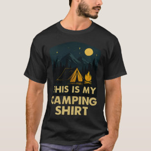 Esta É Minha Camisa de Acampamento Acampamento Fog