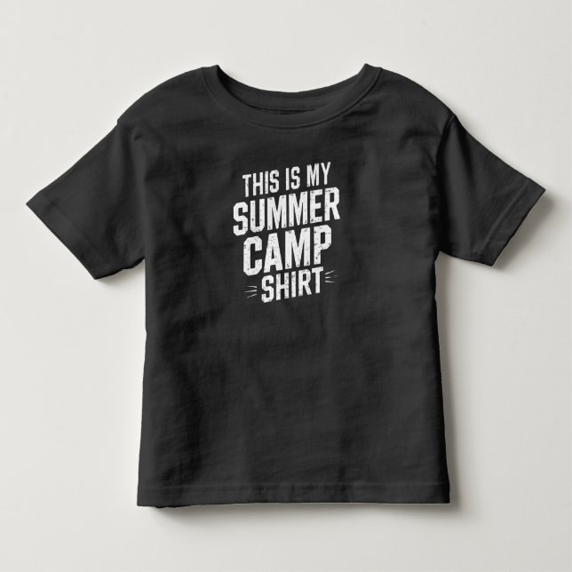 Esta É Minha Camisa de Acampamento de Verão Direto (Frente)