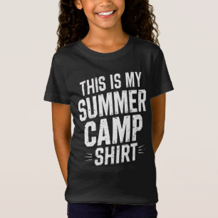 Esta É Minha Camisa de Acampamento de Verão Direto