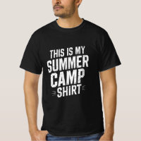 Esta é Minha Camisa de Acampamento de Verão Direto