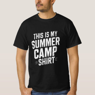 Esta é Minha Camisa de Acampamento de Verão Direto