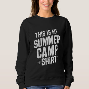 Esta É Minha Camisa de Acampamento de Verão Direto