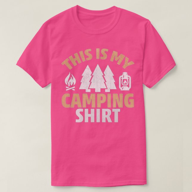 Esta é minha camisa de acampamento Essencial (Frente do Design)