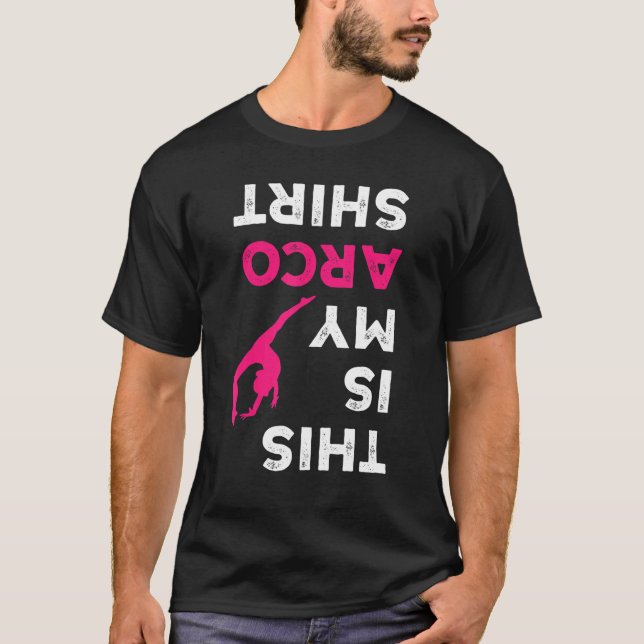 Esta É Minha Camisa De Acro Ginástica Ginasta Acro (Frente)