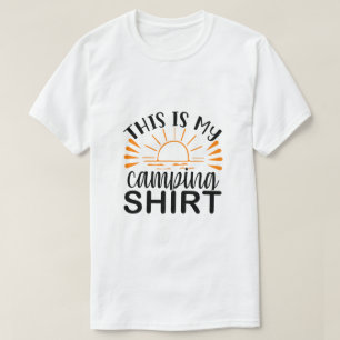 Esta é minha camisa de camping