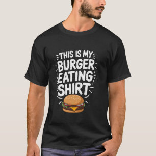 Esta é minha camisa de comer hambúrguer, Cheesebur