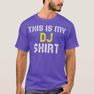 Esta É Minha Camisa De DJ Engraçada Disco Legal Pr