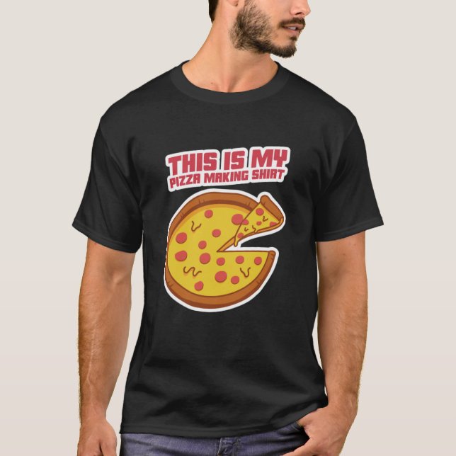 Esta é Minha Camisa de Fazer Pizza (Frente)