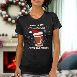 Esta é Minha Camisa de Futebol de Natal Com Lanche